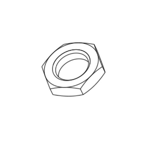 ST.STEEL HEXAGONAL NUT THREAD F7/16" UNF WRENCH=16x4