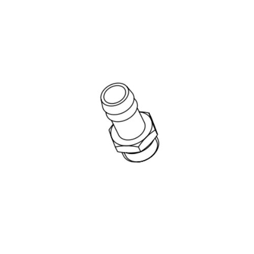 STRAIGHT NICKELPL. NIPPLE 3/8