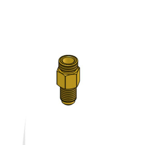 NICKELPL. HOSE NIPPLE THREAD M1/4"G-7/16"G