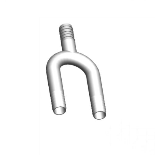 9095 U-BEND MANIFOLD (SMALL RADIUS)-THREE 3/8" ID HOSE -