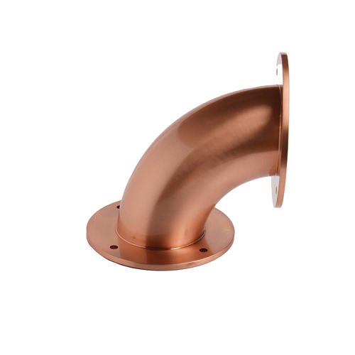 BEND WITH FLANGE FOR BRAUHAUS TOWERS COPPER-PLATED