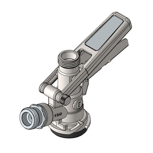 "S" WELL-TYPE KEG COUPLER/HEAD MOD. REYVARSUR MOD.1030500043