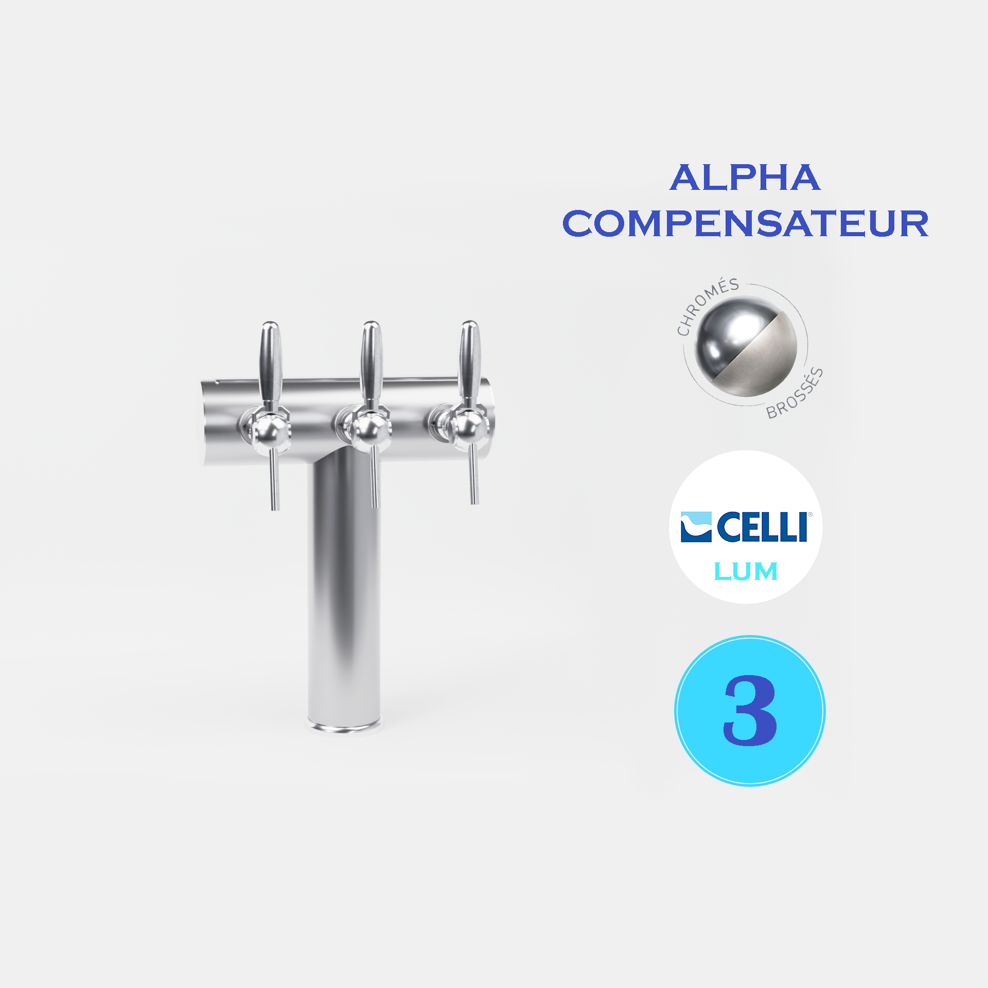 SOFT 3T CHROME/BROSSE LUM - ALPHA COMP.