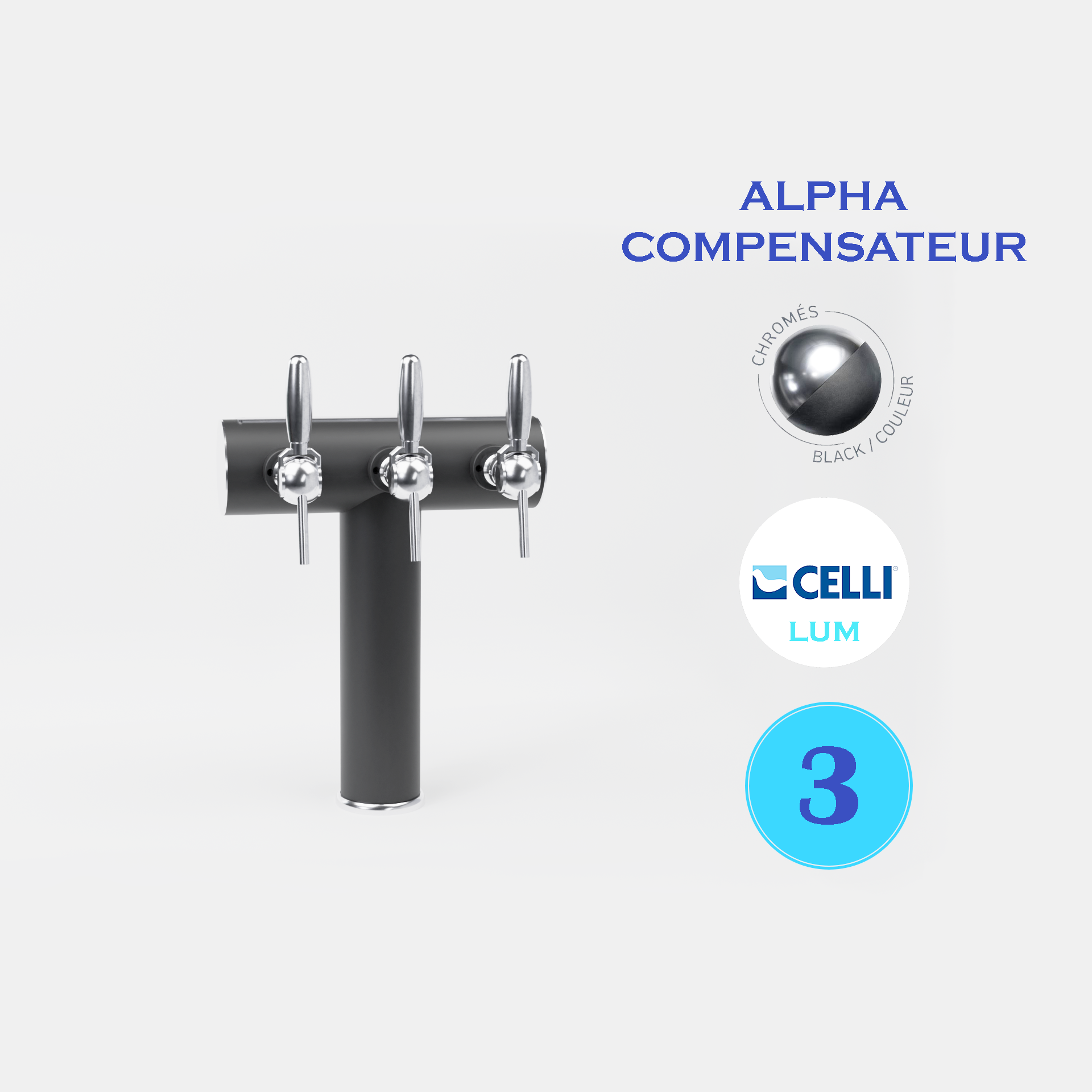 SOFT 3T CHROME/BLACK LUM - ALPHA COMP.