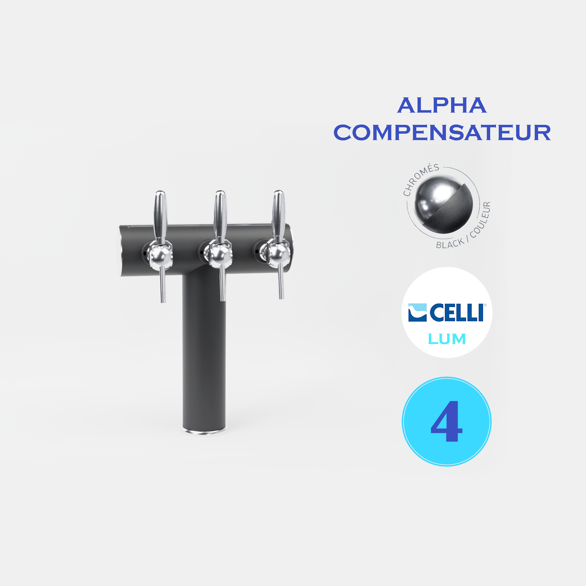 SOFT 4T CHROME/BLACK LUM - ALPHA COMP.