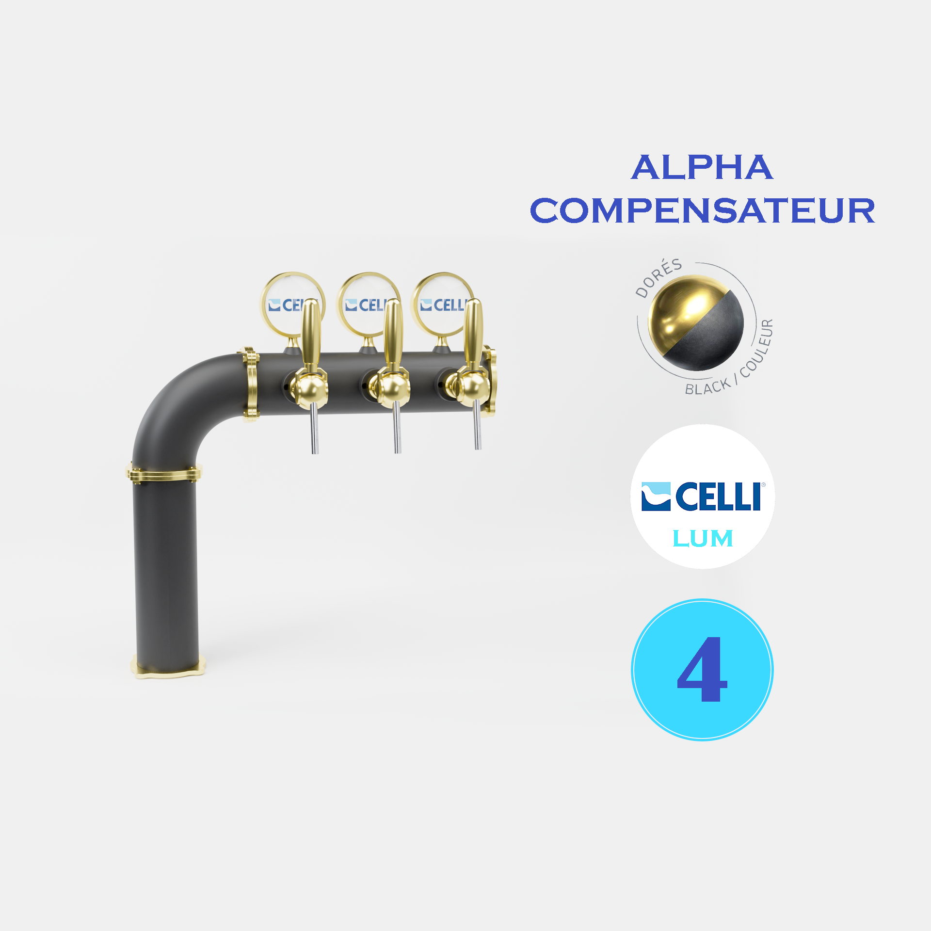 RIALTO FLAG 4T BLACK - LUM - ALPHA COMP.