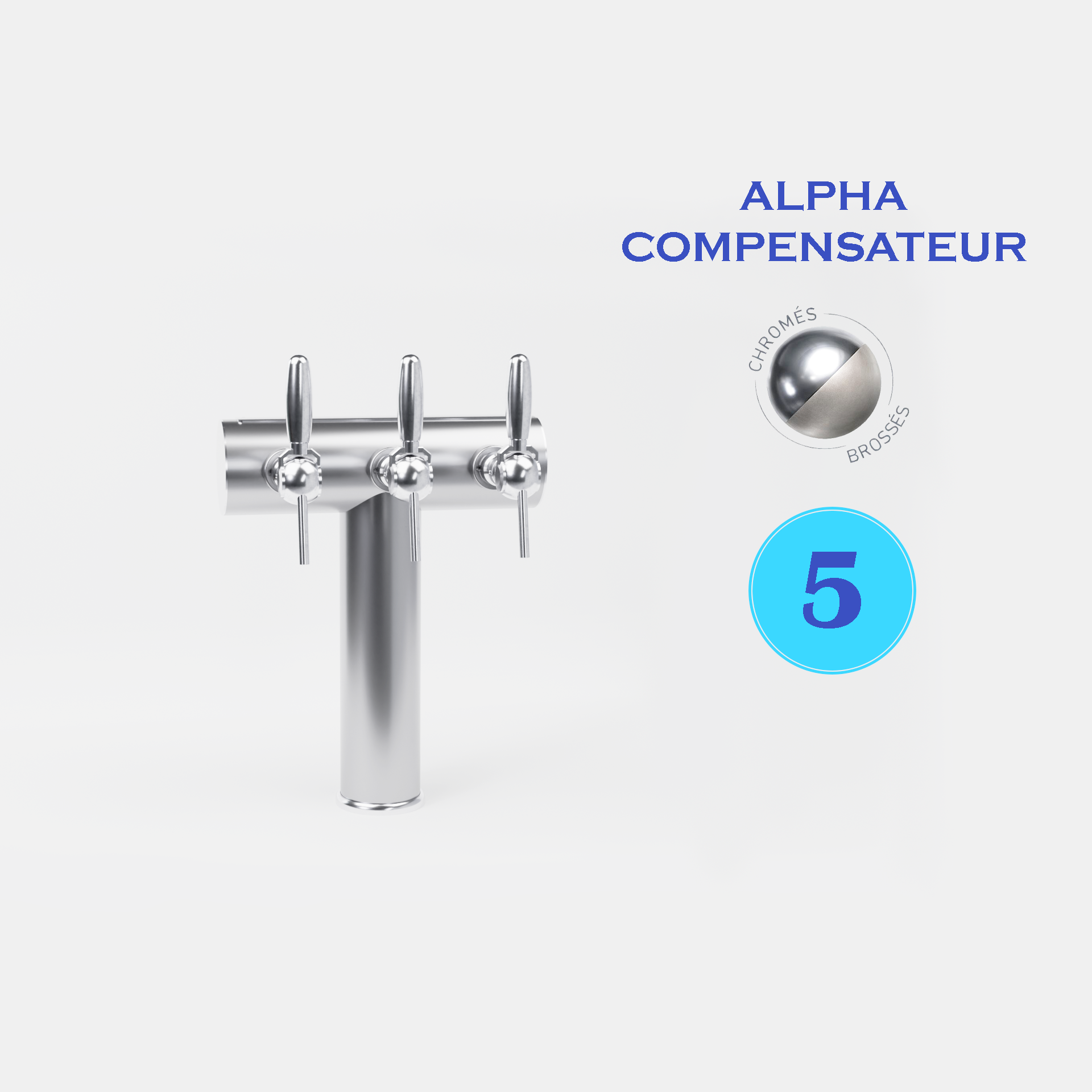 SOFT 5T CHROME/BROSSE - ALPHA COMP.