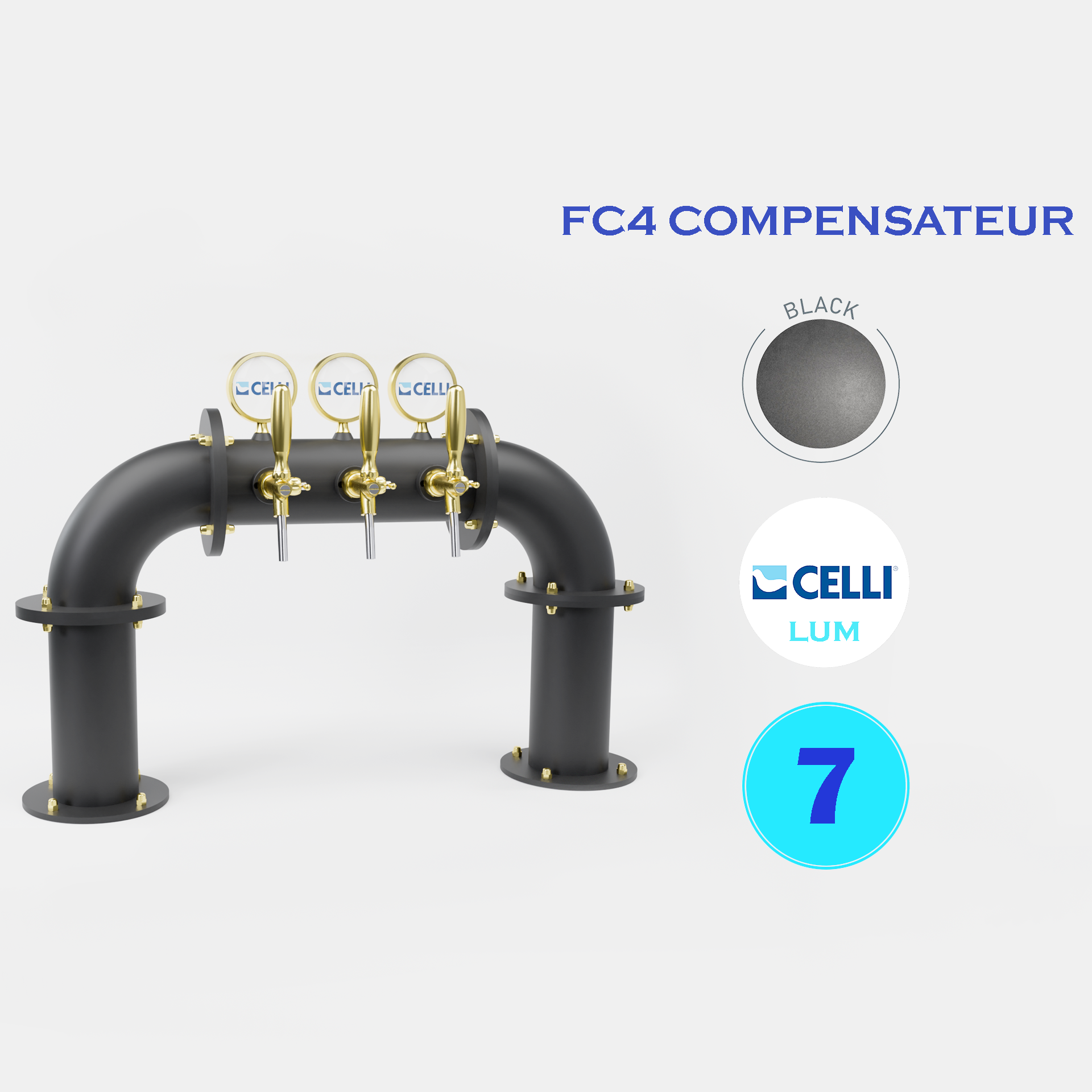BRAUHAUS PONT 7T BLACK - LUM - FC4 COMP.