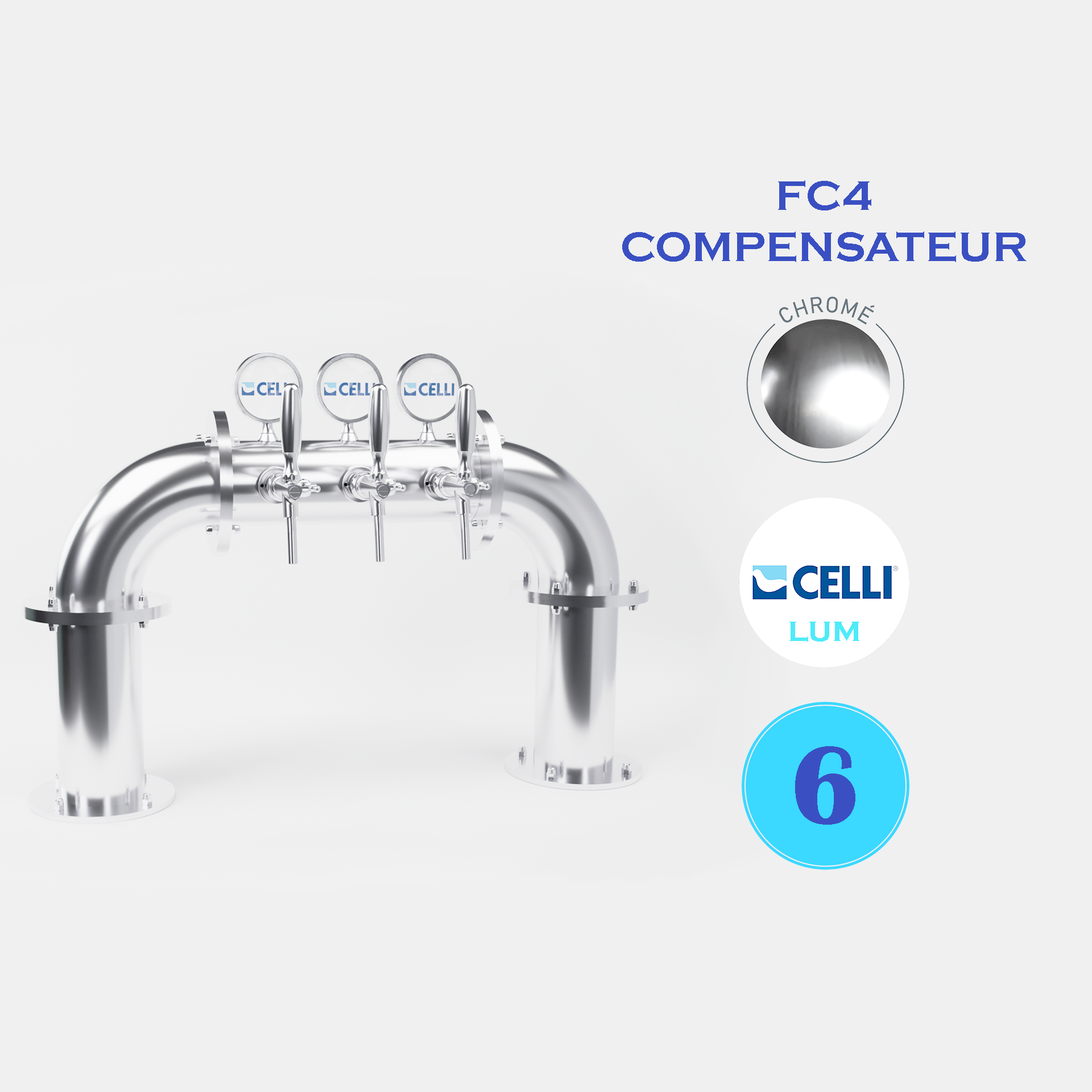 BRAUHAUS PONT 6T CHROME - LUM - FC4 COMP.