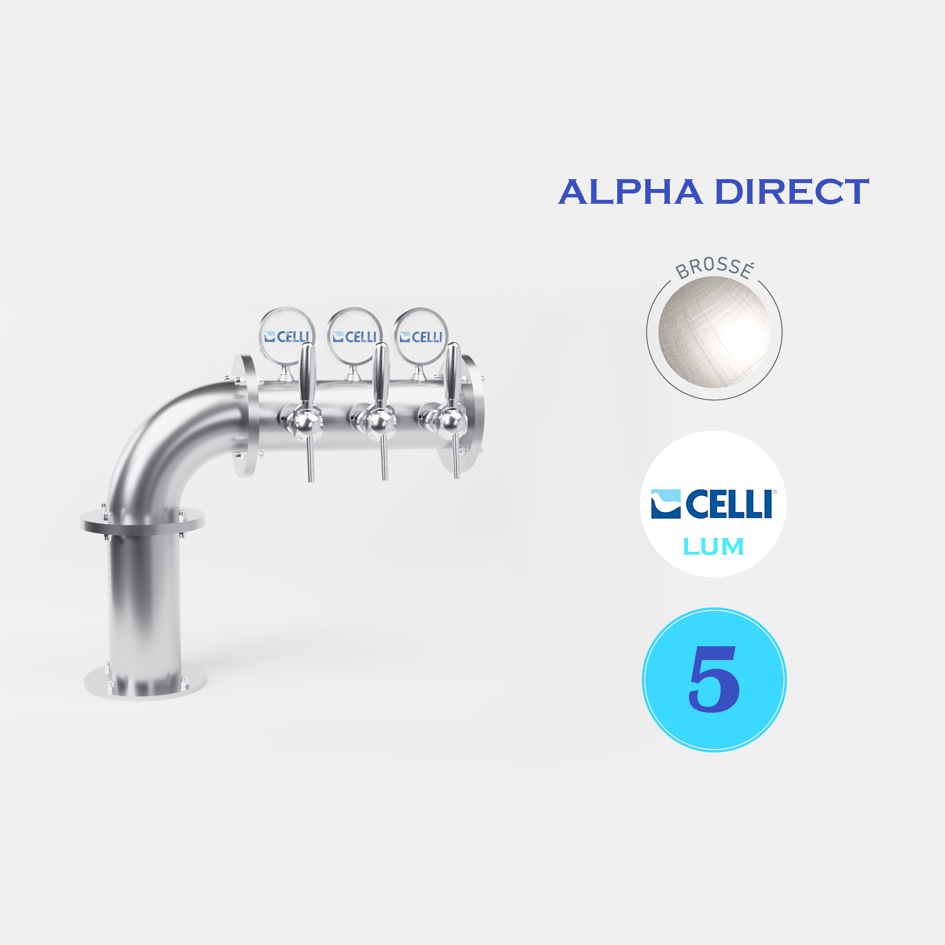 BRAUHAUS FLAG 5T CHROME - LUM - ALPHA DIRECT