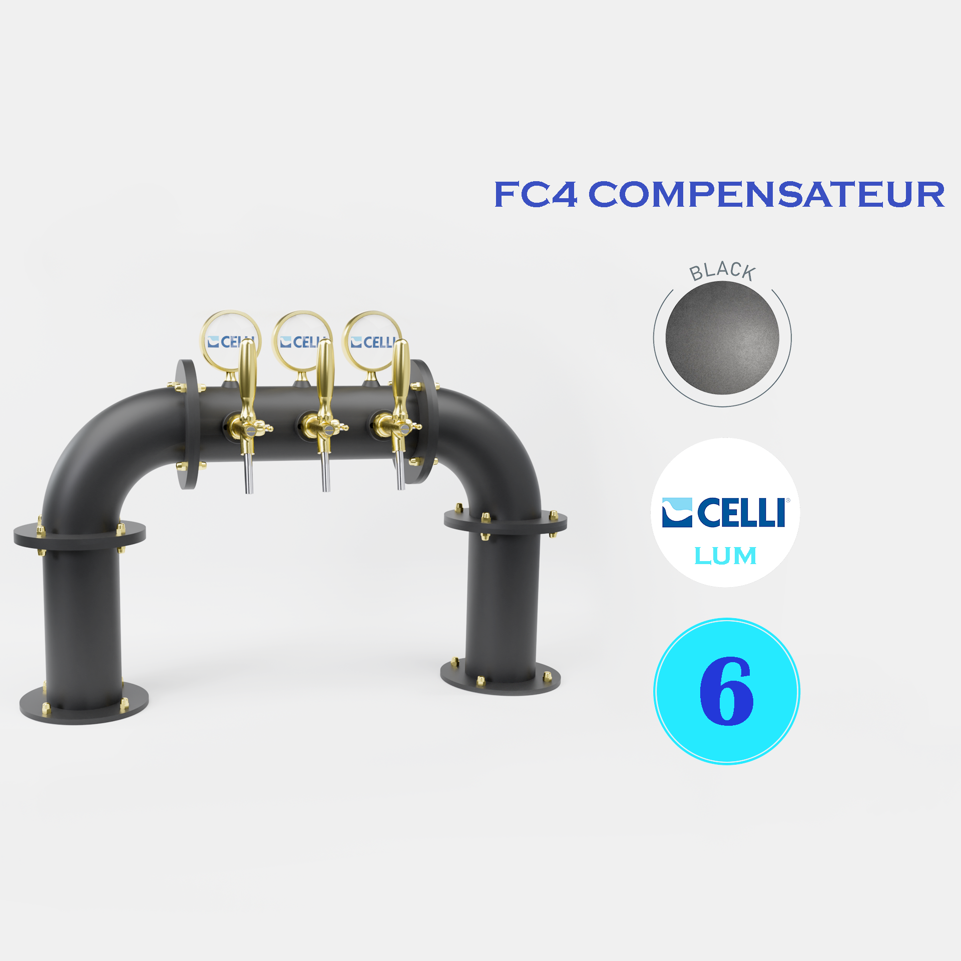 BRAUHAUS PONT 6T BLACK - LUM - FC4 COMP.