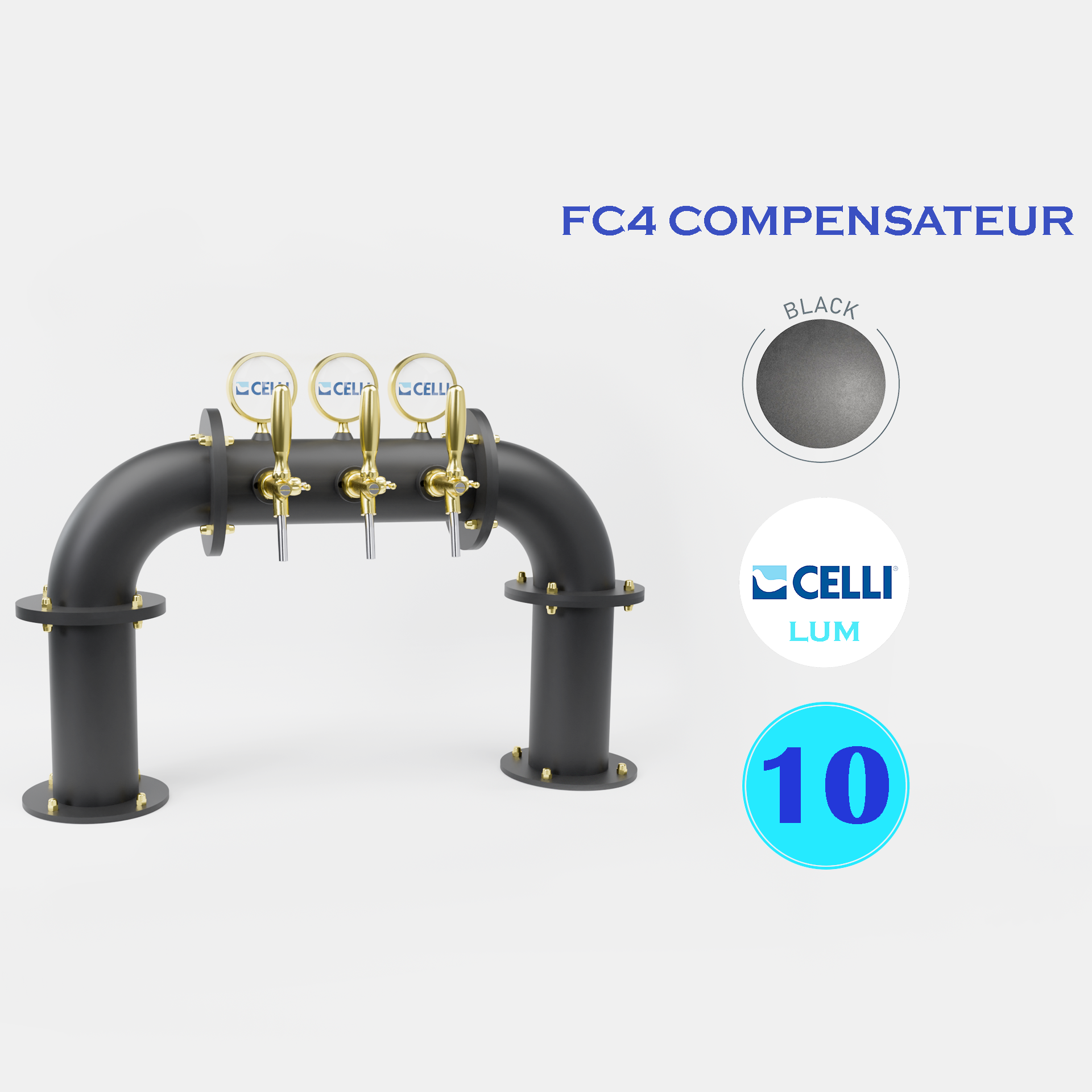 BRAUHAUS PONT 10T BLACK - LUM - FC4 COMP.