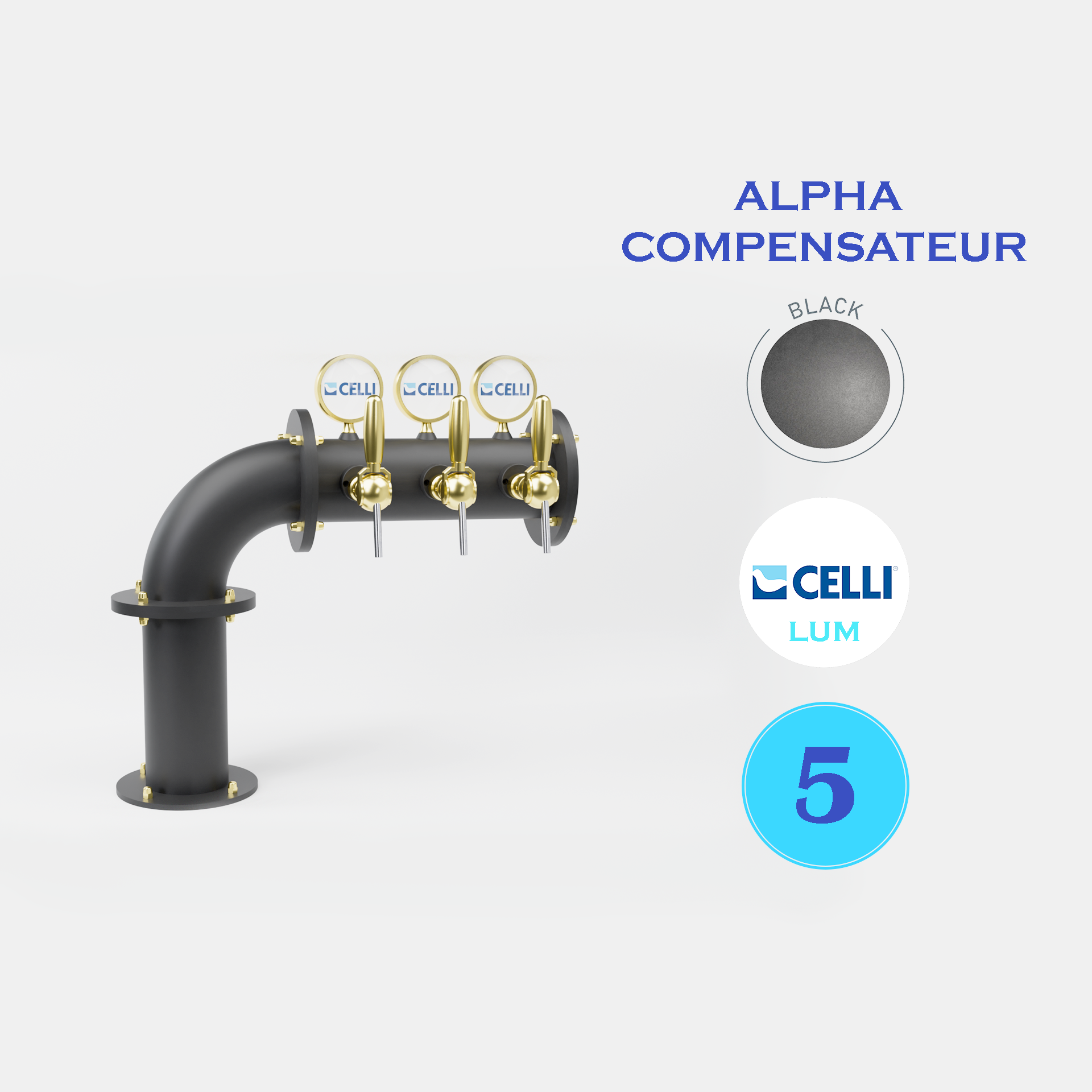 BRAUHAUS FLAG 5T BLACK - LUM - ALPHA COMP.