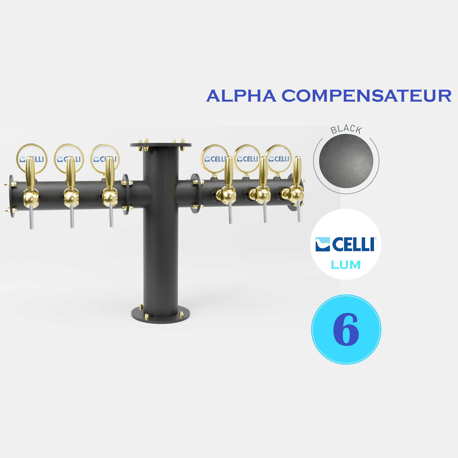 BREWPUB T 6T BLACK - ALPHA COMP.