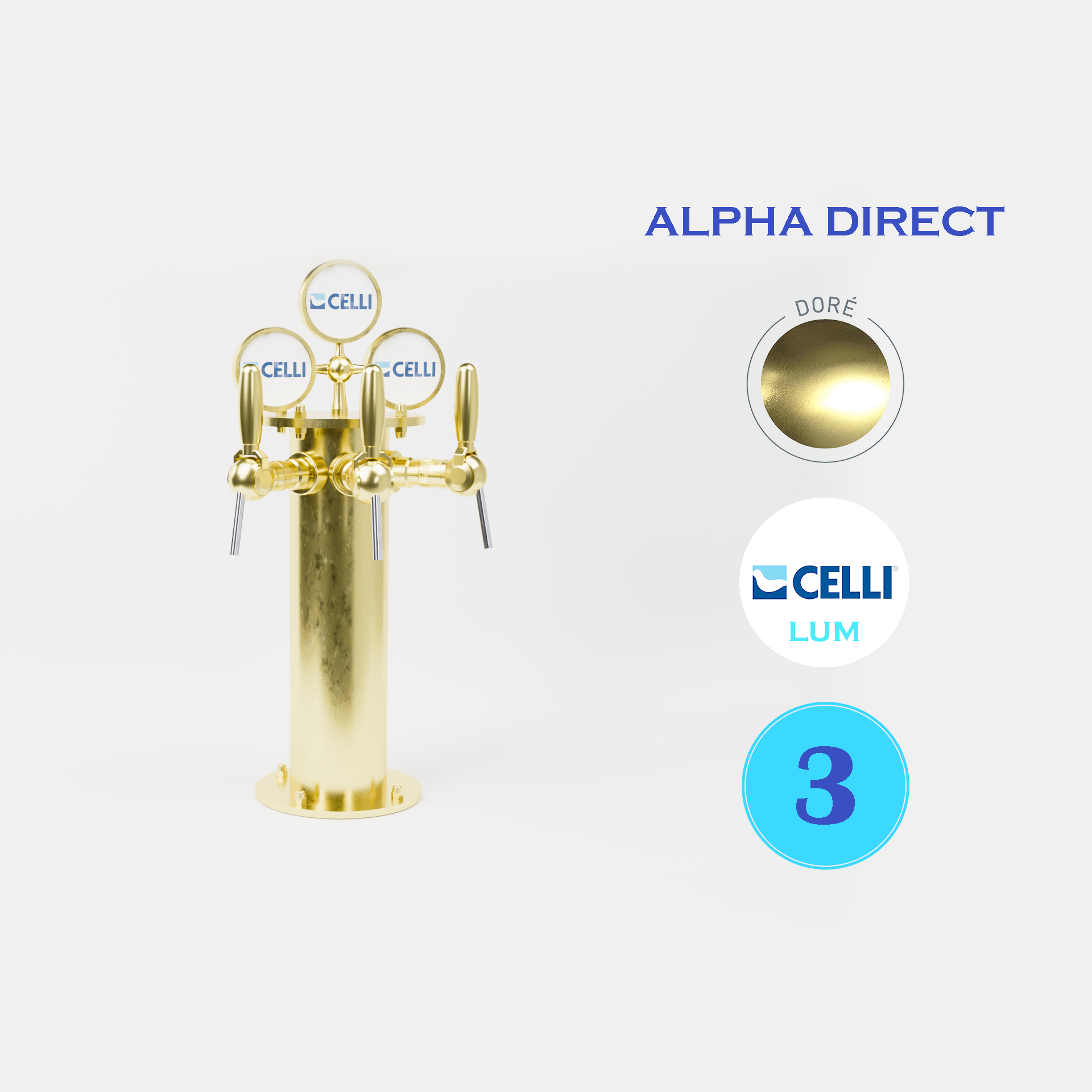 BREWPUB 3T CUIVRE - LUM - ALPHA DIRECT