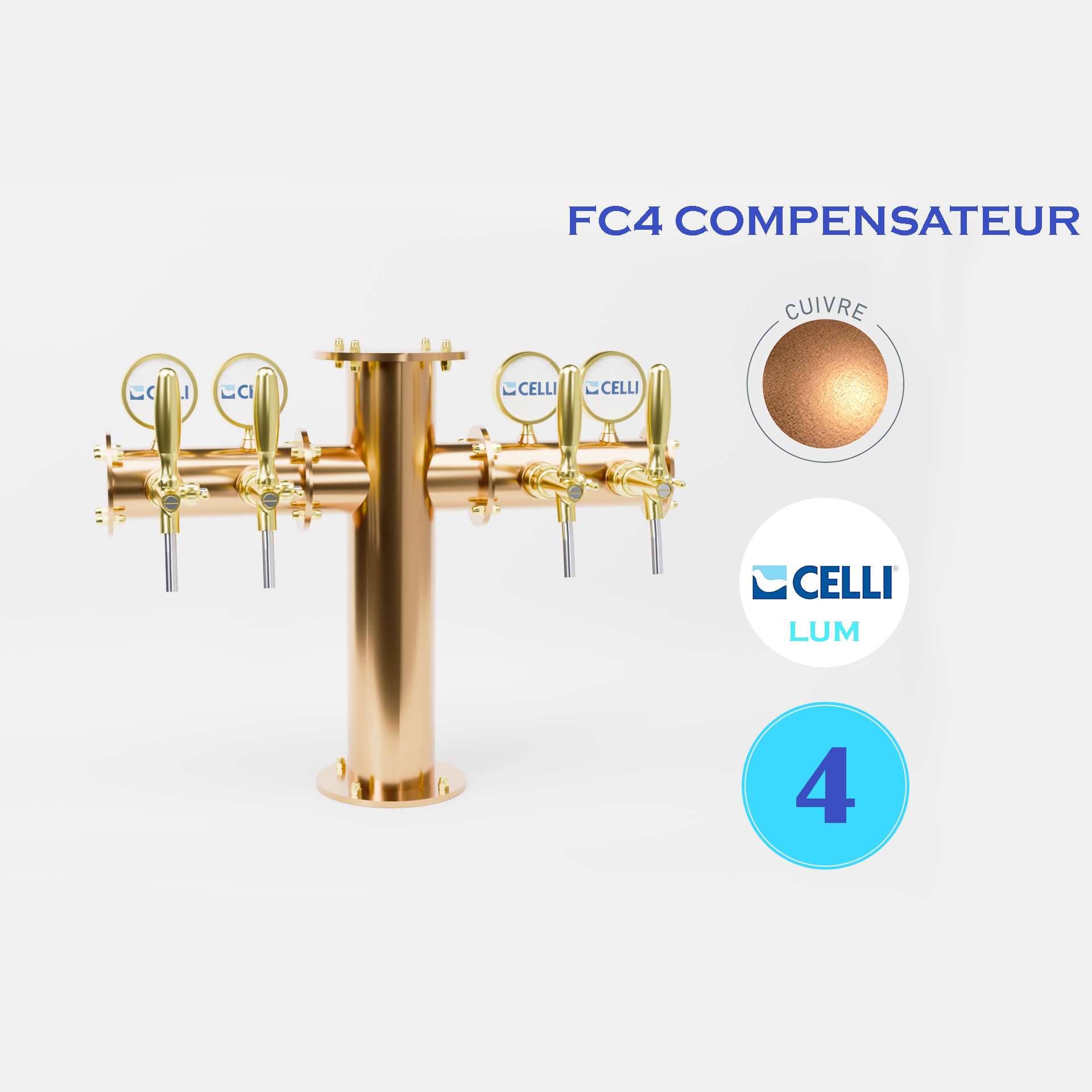 BREWPUB T 4T CUIVRE - LUM - FC4 COMP.