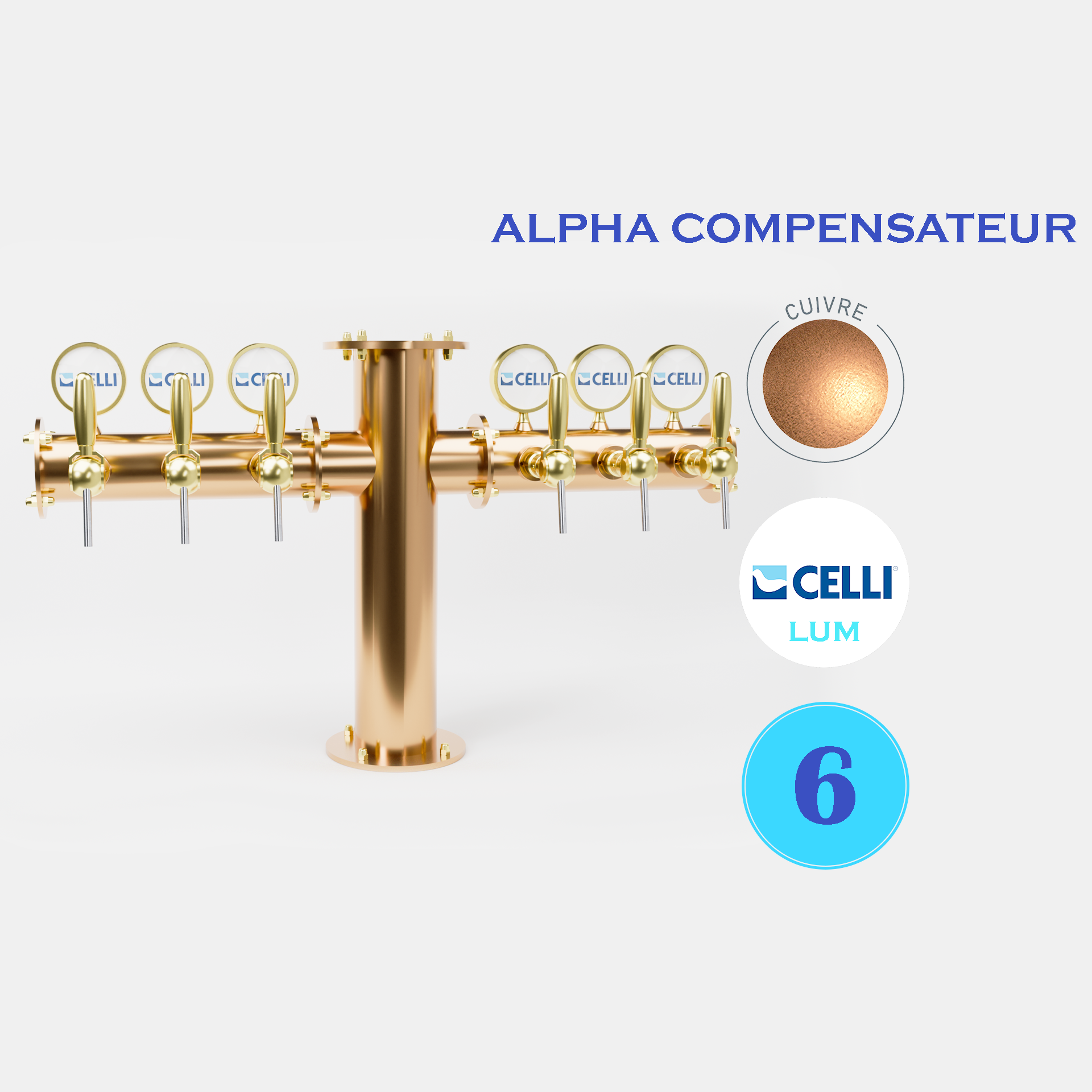 BREWPUB T 6T CUIVRE - LUM - ALPHA COMP.