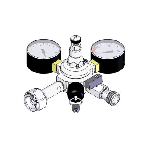 CO2-DRUCKMINDERER 1LTG. 7 BAR