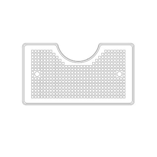 ST.STEEL DRIPTRAY W. GRILL FOR TWR D.130/D.155 BOTTOM RING o
