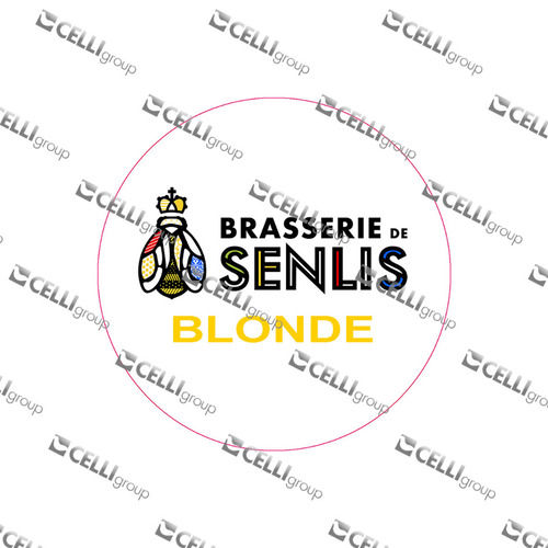 BIERE BLONDE DE SENLIS CELLI LENS - FRANCE