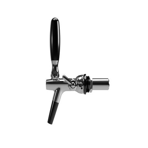 COMPENS.BEERTAP CHROM.BRASS PL.SPOUT 5/8X65X7