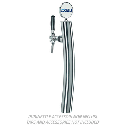 MOON-C ST. STEEL 1 WAY 5/8 TUBES 7X8 + REC. FOR BADGE HOLDER