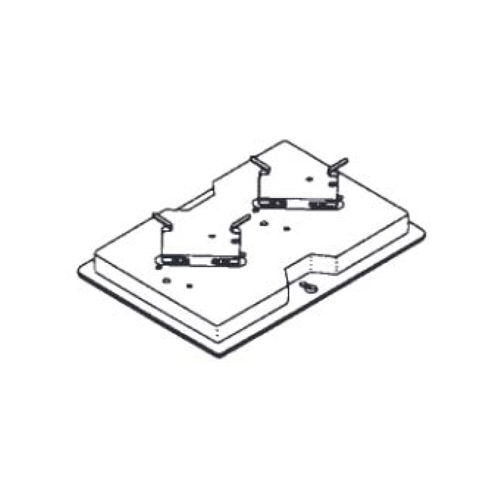 WALL MOUNTING BOARD FOR 2 GAS PUMPS 22-109-00