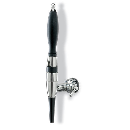 CHROMEPL. BRASS CELTIC TAP WITH PLASTIC SPOUT AND COMPENSATO