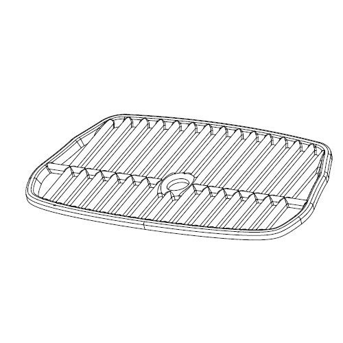 PLASTIC GRILL FOR ANTARES-15 (FOR DRIPTRAY)/SILVER COLOUR