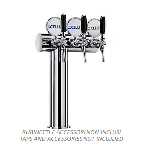 "AZUR ""T""/LEFT 3 WAYS PLASTIC PRODUCT/REC.TUBE 6,7X9,5 PL.