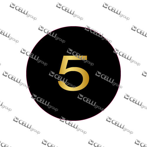 LENTILLE - NUMERO 5 SUR FOND NOIR