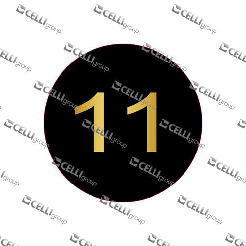 LENTILLE - NUMERO 11 SUR FOND NOIR