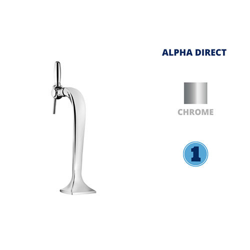 C/COBRA 1V + ALPHA TAP INOX NO COMPENSATOR