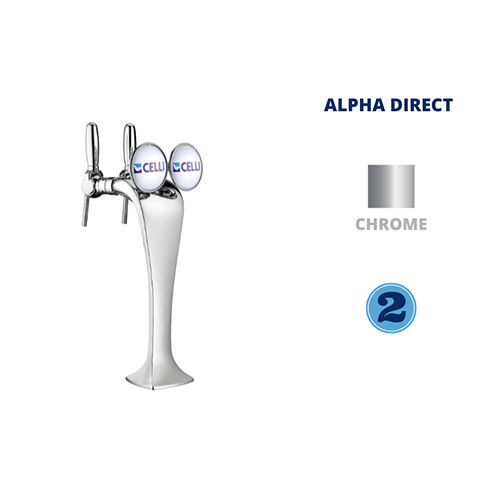 C/COBRA 2V  + ALPHA TAP INOX NO COMPENSATOR