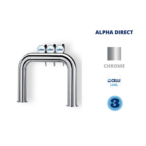 AZUR PONT 3T CHROME - LUM - ALPHA DIRECT