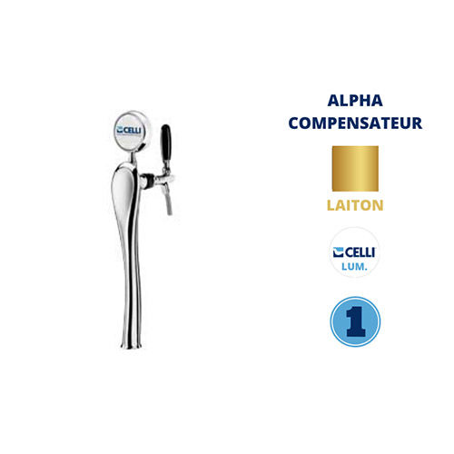 C/ERY BR 1V+L+ ALPHA TAP GOLD WITH COMPENSATOR