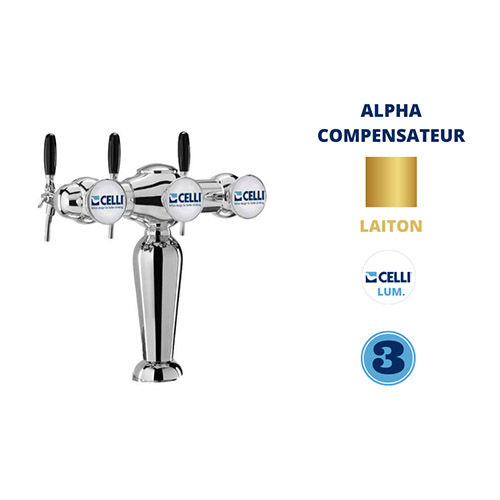 C/ROMANTIC 3V+L+ ALPHA TAP GOLD WITH COMPENSATOR