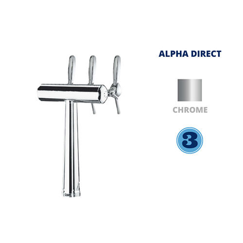 C/HAVANA 3V+ ALPHA TAP INOX NO COMPENSATOR
