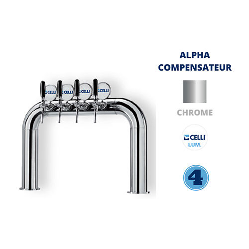 AZUR PONT 4T CHROME - LUM - ALPHA COMP.