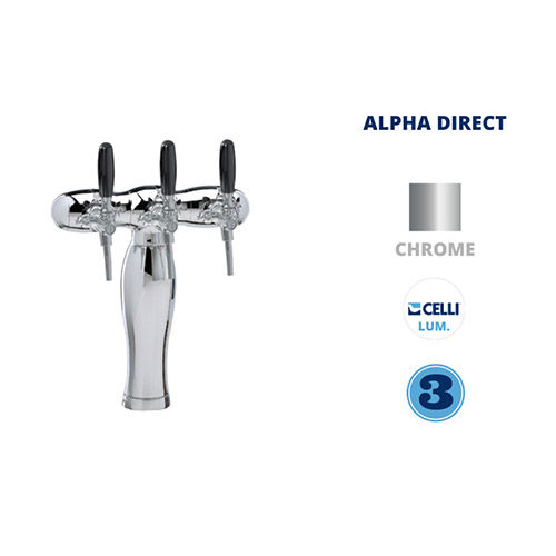 C/OT JUL 3V+L+ ALPHA TAP INOX NO COMPENSATOR