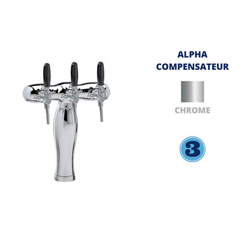 C/OT JUL 3V+ALPHA TAP INOX WITH COMPENSATOR