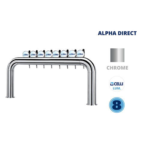 AZUR PONT 8T CHROME - LUM - ALPHA DIRECT