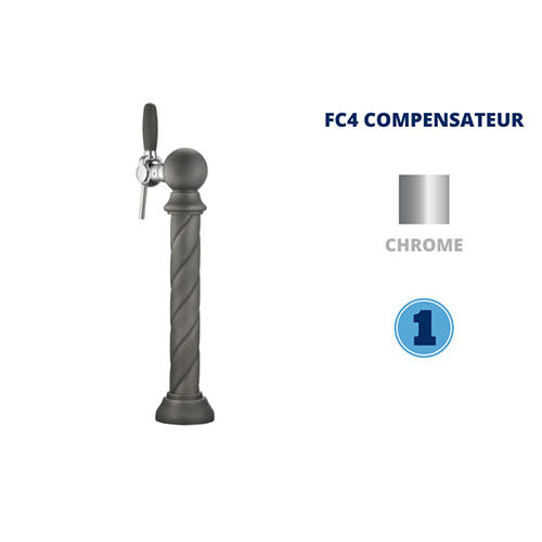 C/VANITY+ FC4 INOX WITH COMPENSATOR