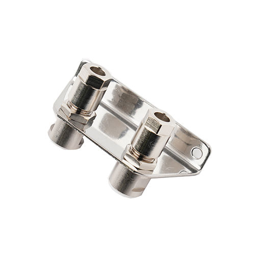 WALL MOUNTED BRACKET FOR 2 TUBES D=8mm