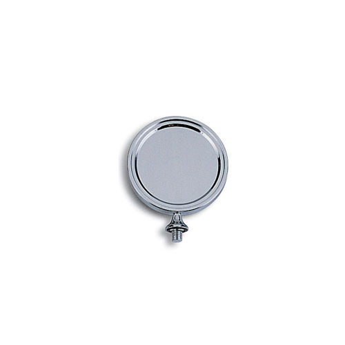 2-SIDE  BADGE HOL. D.90 IN CHROMED ZA. WITH FLARED ENDPIECE