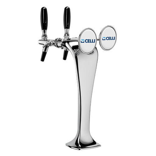 COLONNE COBRA PLUS-2 EN LAITON CHROME 5/8'' AVEC TUYEAUX BIE