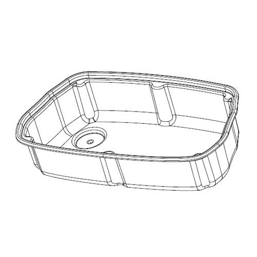 PLASTIC TANK FOR ANTARES 15/SILVER COLOUR