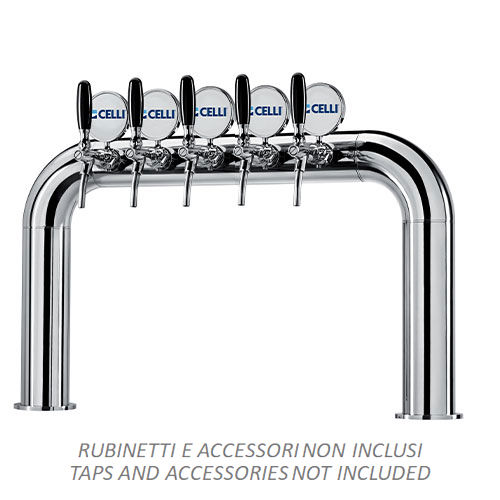 AZUR BRIDGE 5 WAYS PLASTIC PRODUCT/REC.TUBE 6,7X9,5 PL.FIX.S