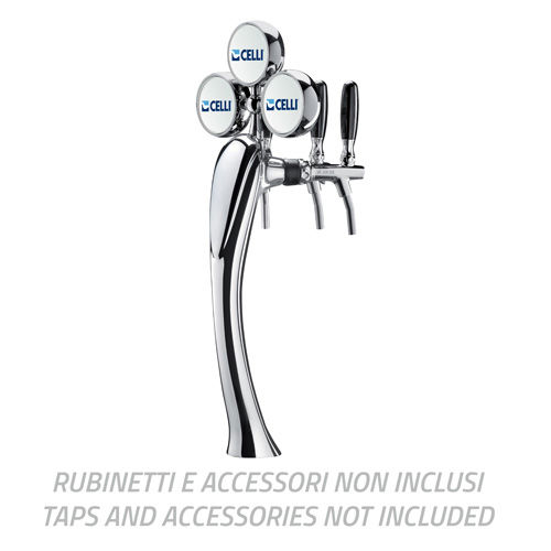 SCHANKSAEULE LOTUS MESS.VERCHR.3LTG.INKL.BIERLTG.BEGLTK.3ER