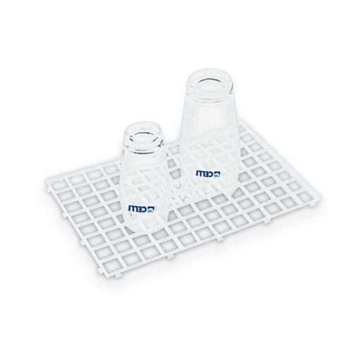 WHITE TRANPARENT PLASTIC GLASS GRILLS 30x20cm EACH 4 PIECES